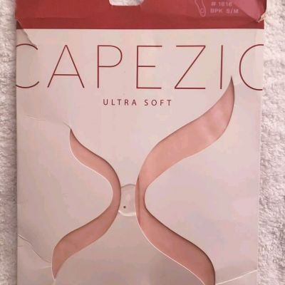 CAPEZIO WOMEN'S Transition Matte  SEMI-OPAQUE  Pink Tights  SIZE S/M NEW!